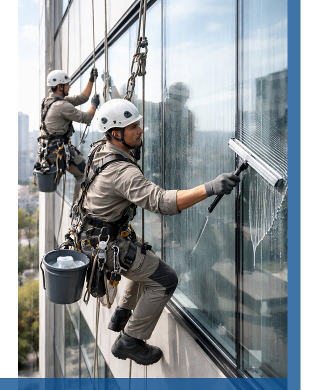 Мойка окон альпинистами в Горном-Алтайске от 4666 р. | ВЫСОТНИК-Грн