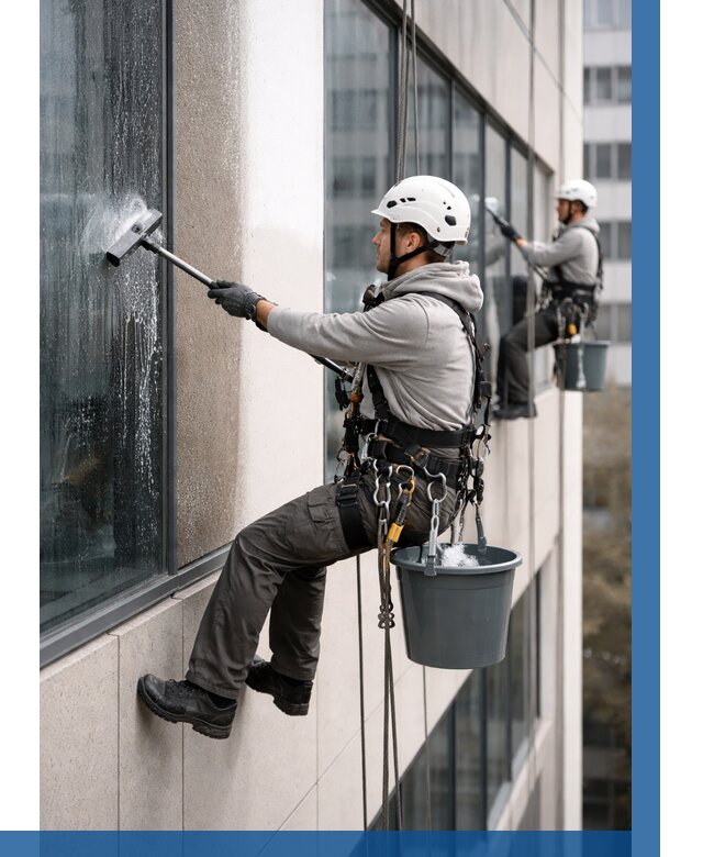 Мойка фасадов зданий в Горном-Алтайске под ключ от 363 р. | ВЫСОТНИК-Грн