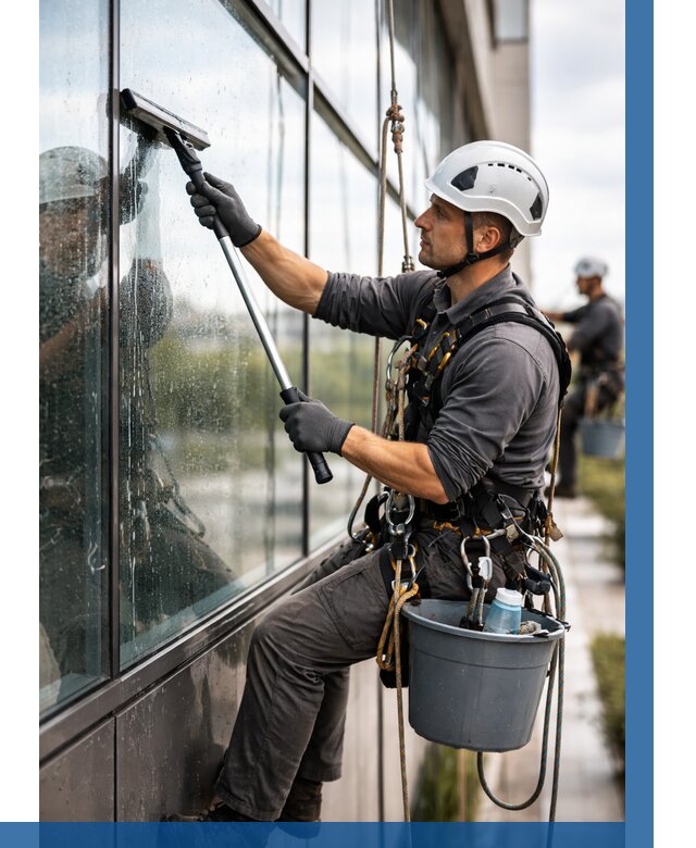 Мойка стеклянных фасадов в Горном-Алтайске от 207 р. | ВЫСОТНИК-Грн