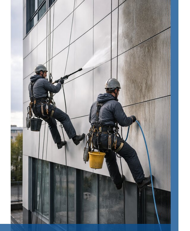 Мойка фасада из композита в Горном-Алтайске по цене от 311 р. | ВЫСОТНИК-Грн