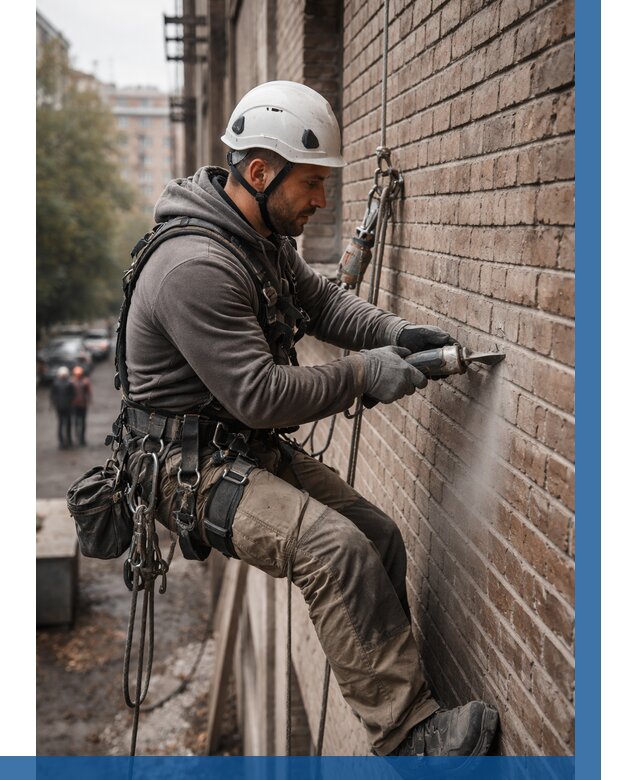 Расшивка кирпичных швов в Горном-Алтайске от 622 р. | ВЫСОТНИК-Грн