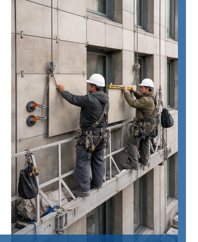 Монтаж керамогранита на фасад в Горном-Алтайске от 2592 р. | ВЫСОТНИК-Грн