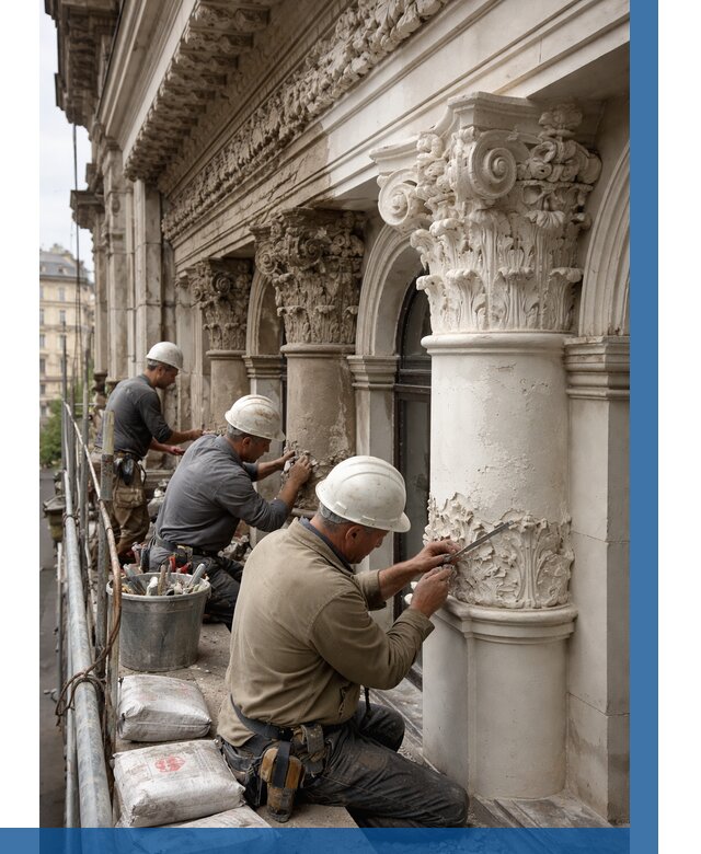 Реставрация фасадной лепнины в Горном-Алтайске от 2592 р. | ВЫСОТНИК-Грн