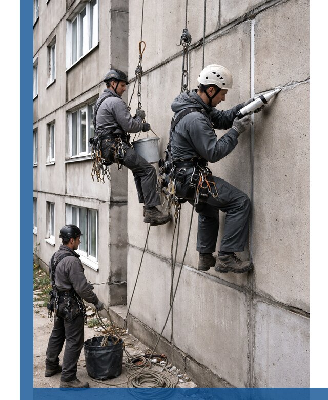 Герметизация межпанельных швов в Горном-Алтайске с гарантией герметичности
