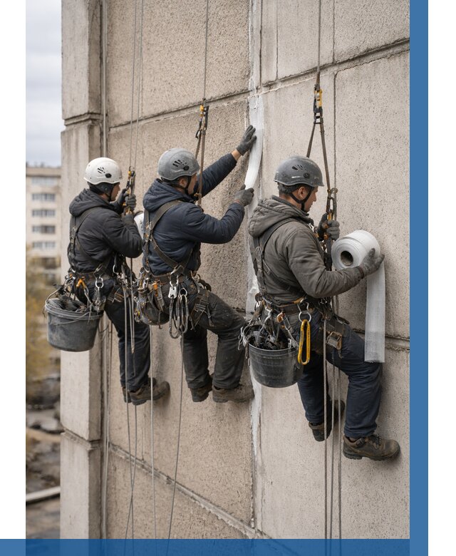 Ремонт межпанельных швов в Горном-Алтайске от 778 р. | ВЫСОТНИК-Грн