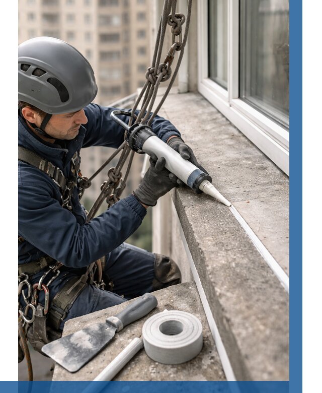 Герметизация балконного козырька в Горном-Алтайске от 4666 р. | ВЫСОТНИК-Грн