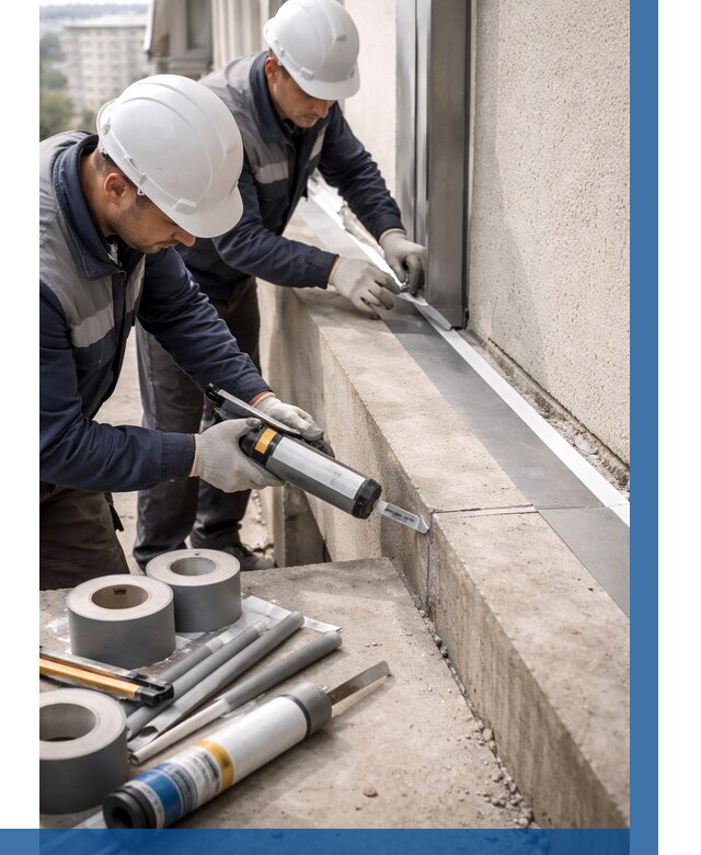 Герметизация примыкания балкона в Горном-Алтайске от 4666 р. | ВЫСОТНИК-Грн