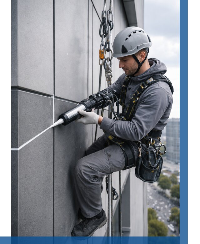 Герметизация стыков фасадных панелей в Горном-Алтайске от 6739 р.| ВЫСОТНИК-Грн