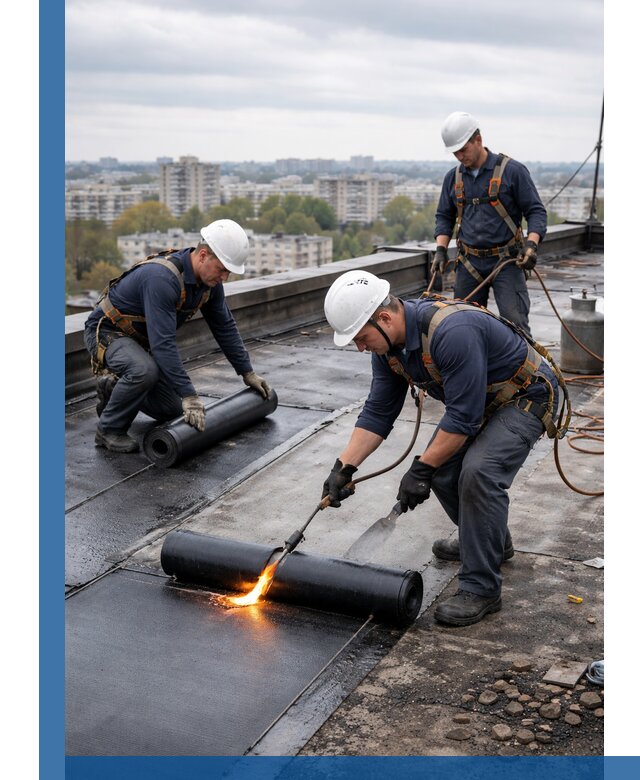 Ремонт наплавляемой кровли в Горном-Алтайске качественно и надежно