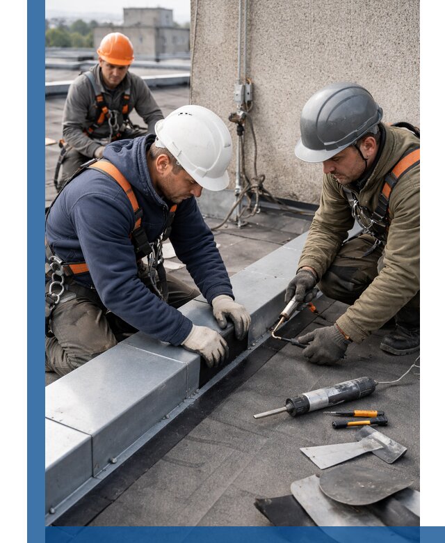 Ремонт кровельных примыканий в Горном-Алтайске профессионально