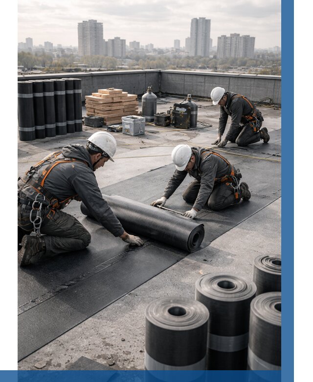 Монтаж мягкой кровли под ключ в Горном-Алтайске от 467 р. | ВЫСОТНИК-Грн