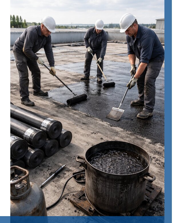 Гидроизоляция кровли мастикой в Горном-Алтайске от 622 р. | ВЫСОТНИК-Грн