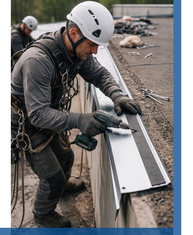 Монтаж капельника на кровле в Горном-Алтайске от 311 р. | ВЫСОТНИК-Грн