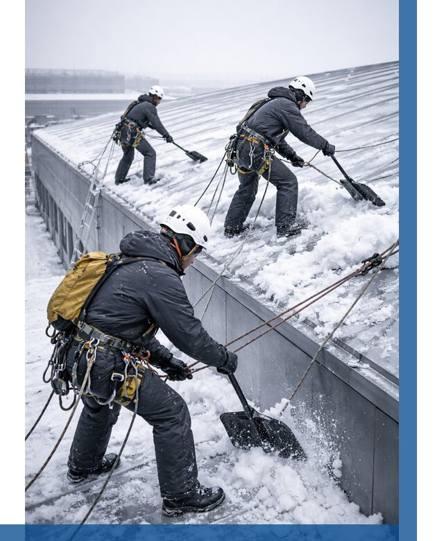 Очистка навесов от снега в Горном-Алтайске от 4666 р. | ВЫСОТНИК-Грн