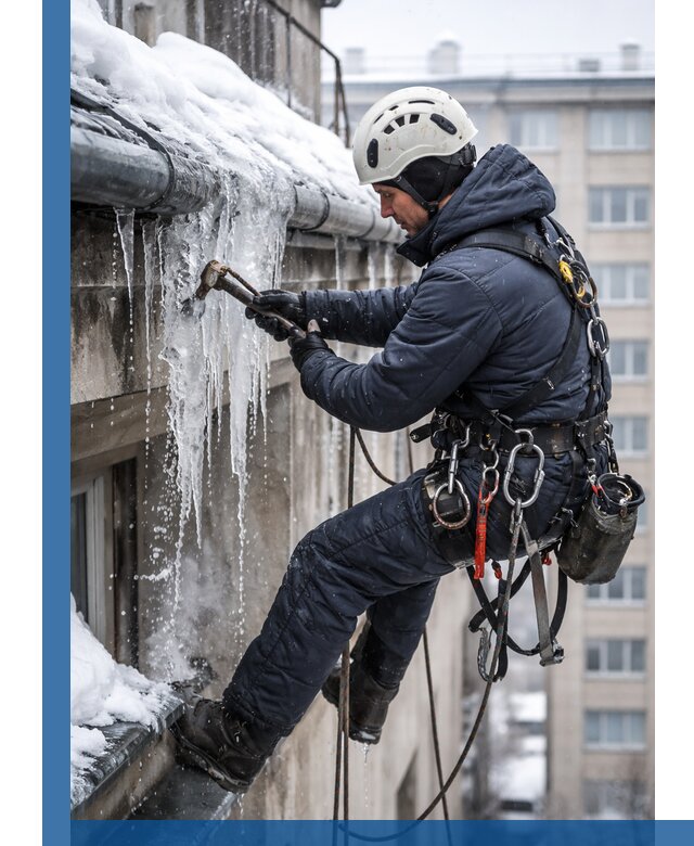 Удаление наледи и чистка водостоков в Горном-Алтайске оперативно и безопасно