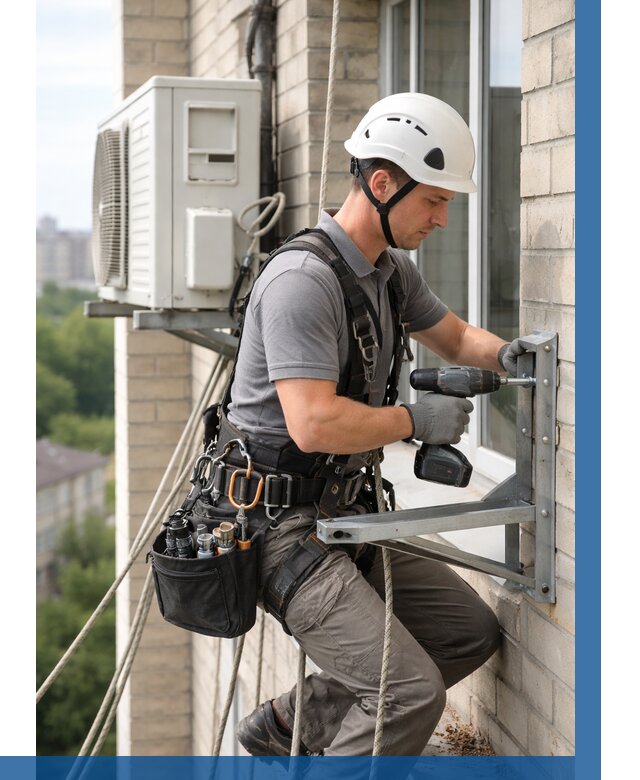 Установка кронштейнов кондиционера в Горном-Алтайске от 3629 р. | ВЫСОТНИК-Грн