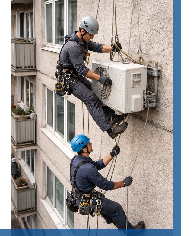 Перенос внешнего блока кондиционера в Горном-Алтайске от 9331 р.| ВЫСОТНИК-Грн