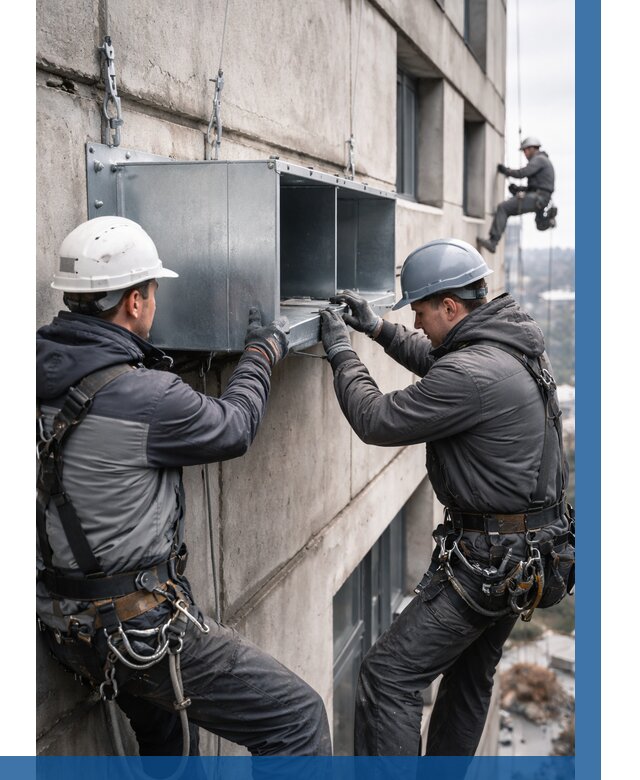 Монтаж вентиляционных коробов в Горном-Алтайске от 3110 р. | ВЫСОТНИК-Грн