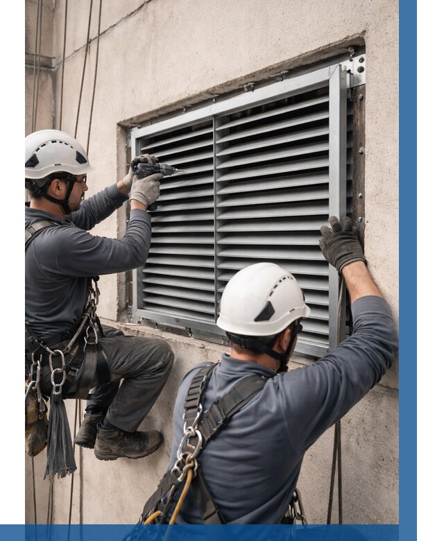 Монтаж вентиляционных решеток в Горном-Алтайске от 4666 р. | ВЫСОТНИК-Грн