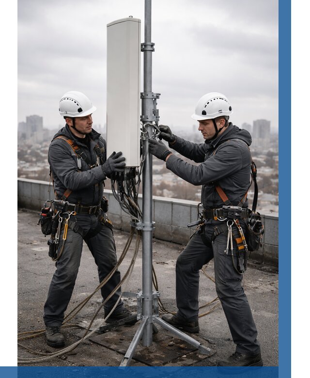 Монтаж антенн связи на крыше в Горном-Алтайске от 8813 р. | ВЫСОТНИК-Грн