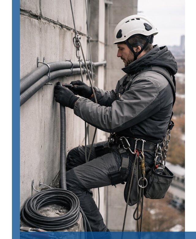 Профессиональный монтаж гофры для кабеля в Горном-Алтайске с гарантией