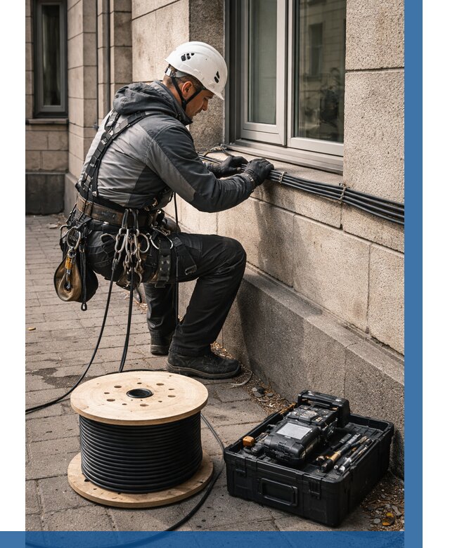 Прокладка оптоволоконного кабеля в Горном-Алтайске от 829 р. | ВЫСОТНИК-Грн