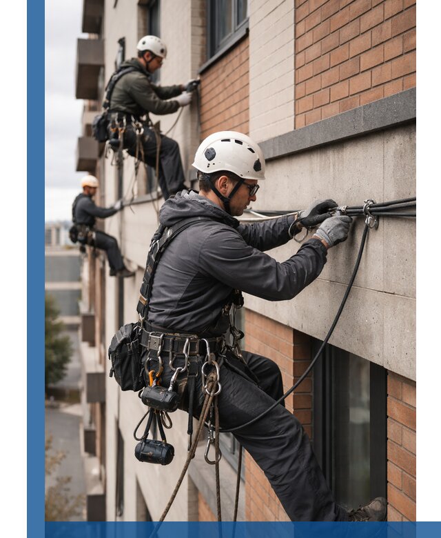 Крепление кабеля на фасаде монтаж и крепеж в Горном-Алтайске