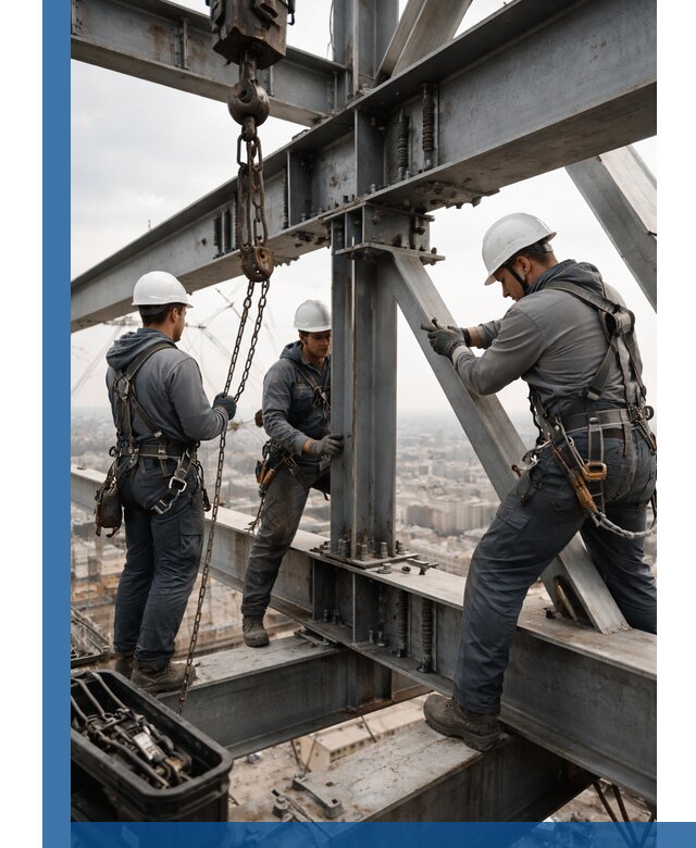 Профессиональный монтаж металлоконструкций на высоте в Горном-Алтайске