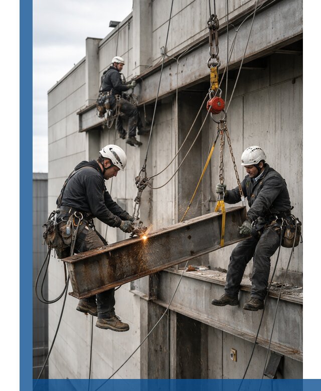 Демонтаж металлоконструкций на высоте в Горном-Алтайске под ключ