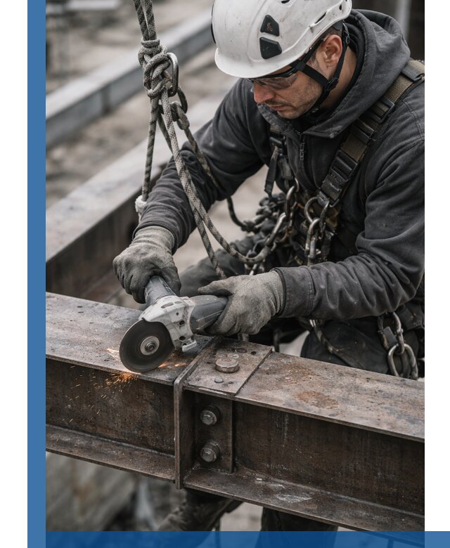 Резка металла на высоте в Горном-Алтайске для зданий и конструкций