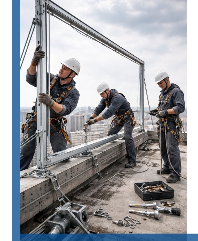 Монтаж крышных рекламных конструкций под ключ в Горном-Алтайске