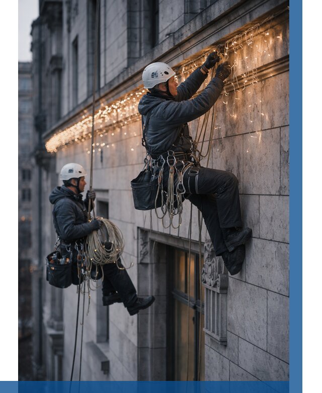 Монтаж новогодней иллюминации в Горном-Алтайске от 8813 р. | ВЫСОТНИК-Грн