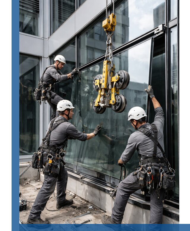 Структурное остекление фасадов в Горном-Алтайске монтаж и обслуживание