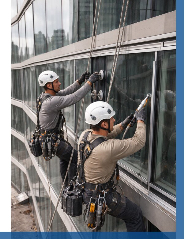 Радиусное остекление фасада в Горном-Алтайске от 12442 р. | ВЫСОТНИК-Грн