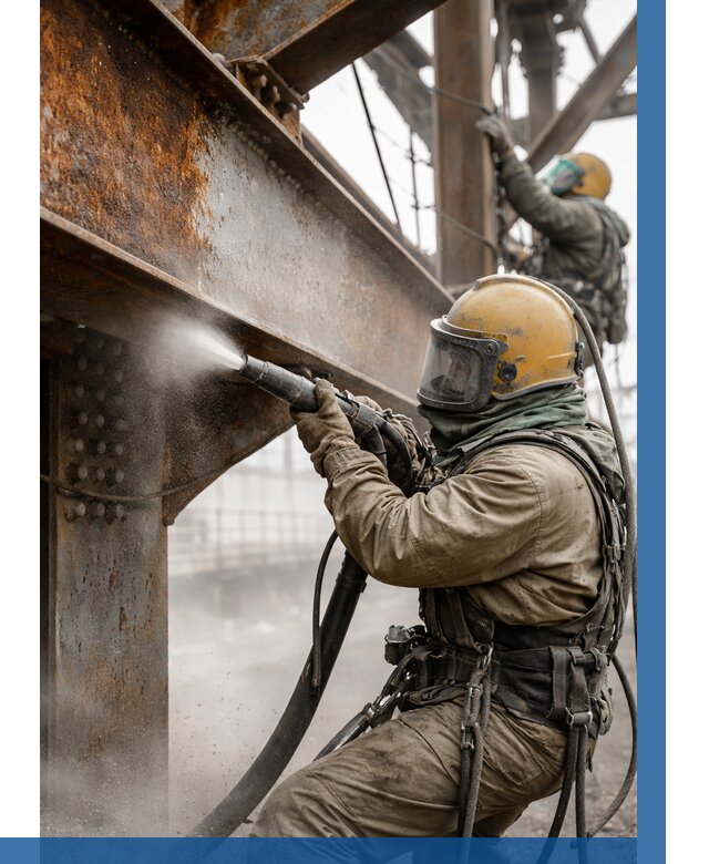 Пескоструйная очистка металлоконструкций в Горном-Алтайске по 622 р.  ВЫСОТНИК-Грн