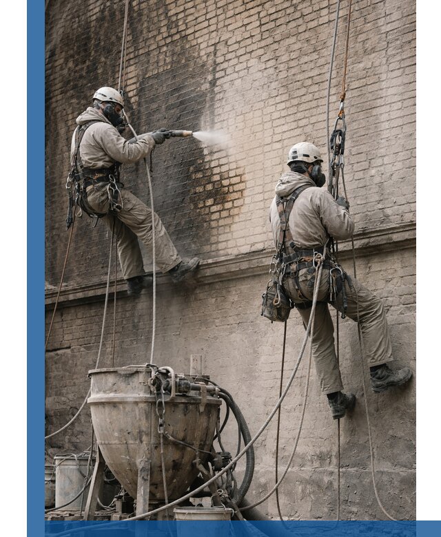 Пескоструйная очистка фасадов в Горном-Алтайске профессионально