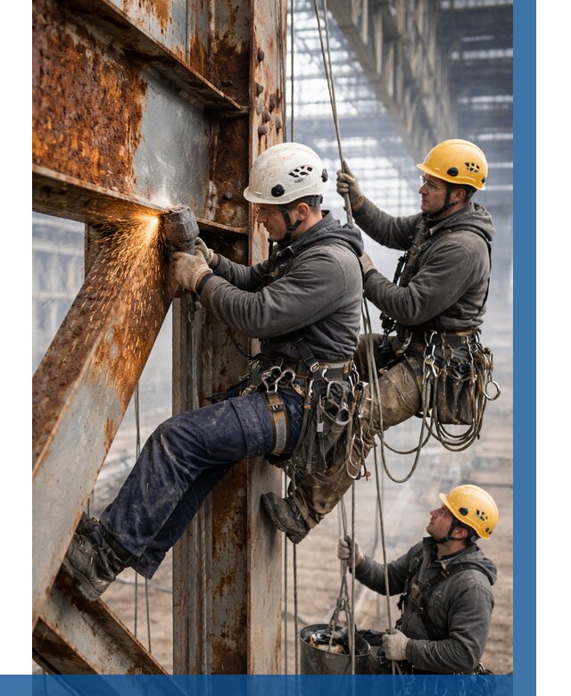 Зачистка металла от ржавчины в Горном-Алтайске от 363 р. | ВЫСОТНИК-Грн