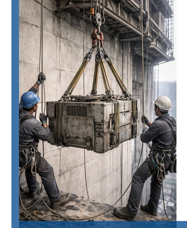 Такелажные работы на высоте, подъем и монтаж грузов в Горном-Алтайске