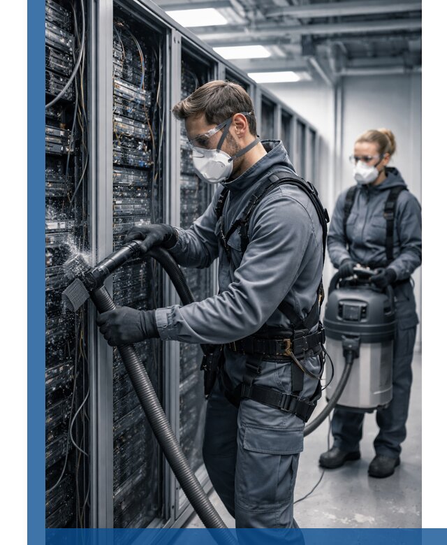 Обеспыливание серверной комнаты в Горном-Алтайске, профессиональная очистка