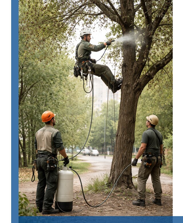 Обработка деревьев от вредителей в Горном-Алтайске профессиональная защита