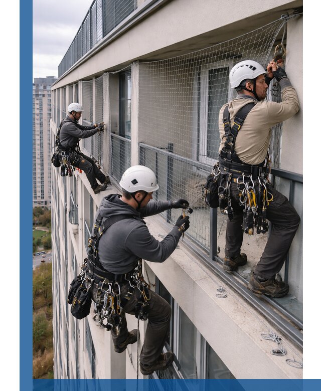 Профессиональный монтаж защитной сетки от птиц в Горном-Алтайске