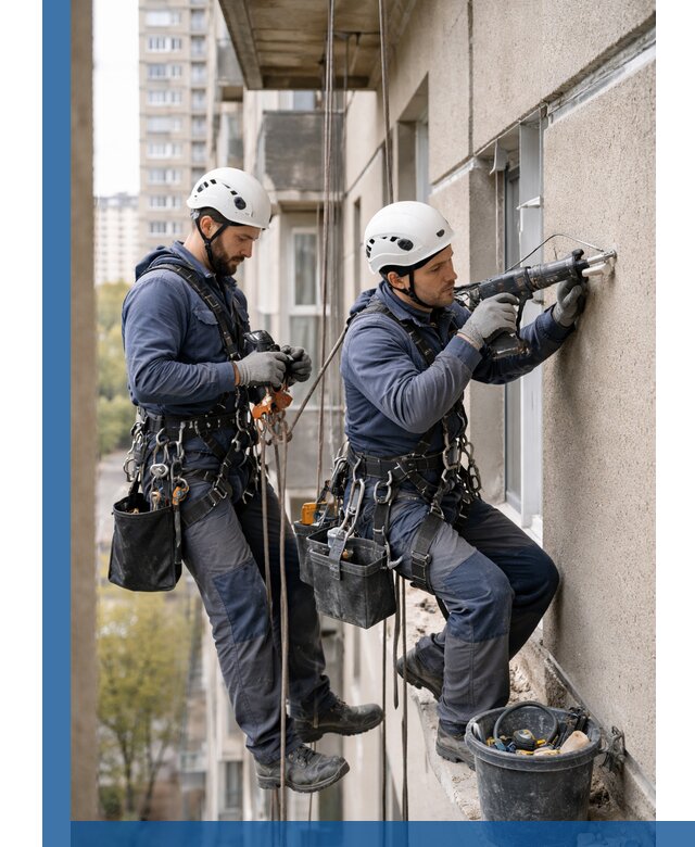 Промышленные альпинисты высотные работы и монтаж в Горном-Алтайске